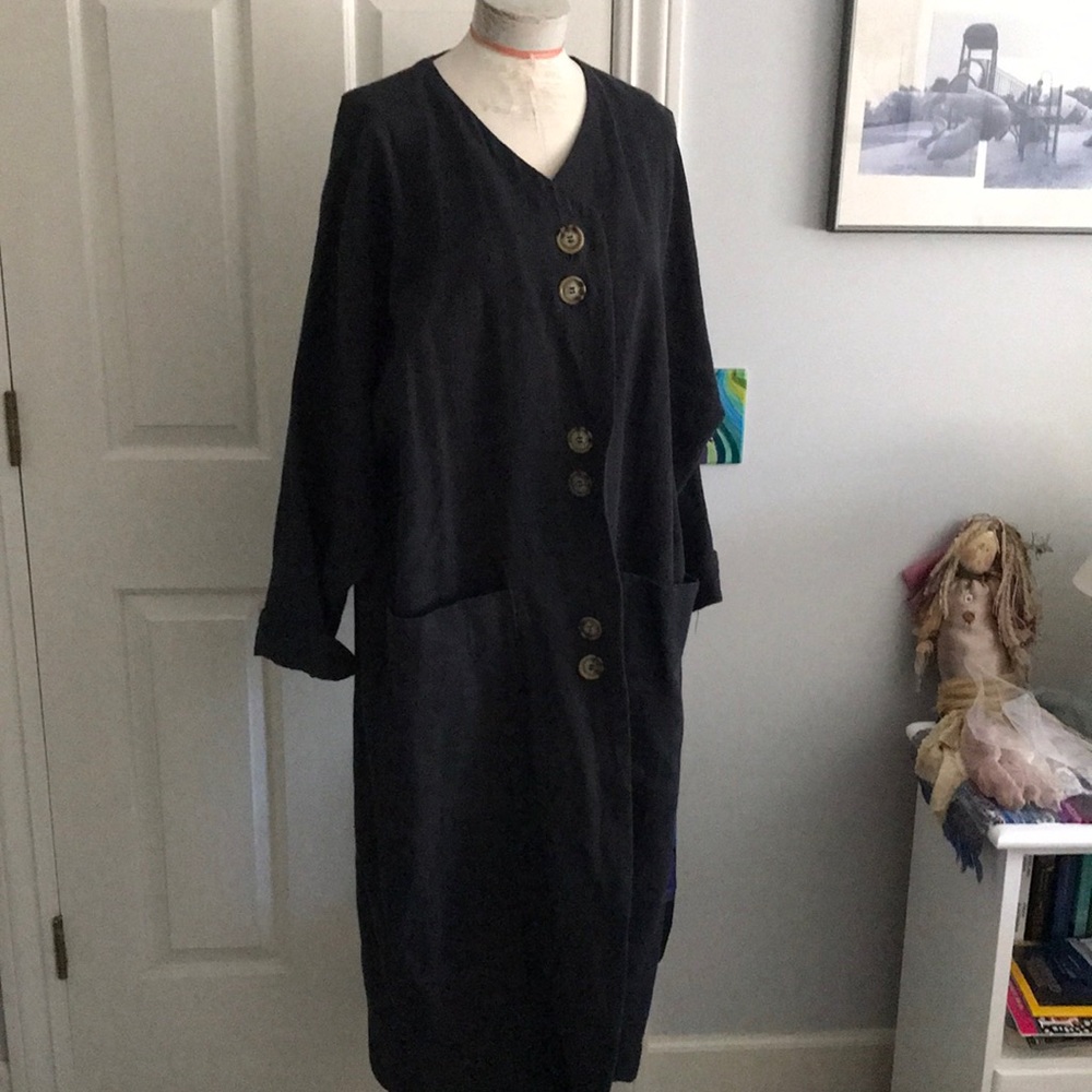 Rochester folk art guild handmade linen duster